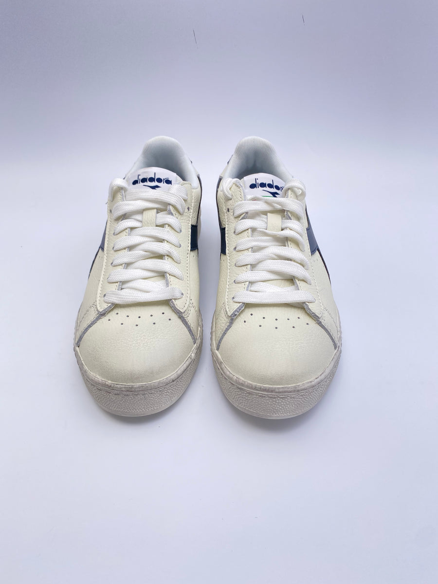 Diadora Game L Low Waxed white/blue