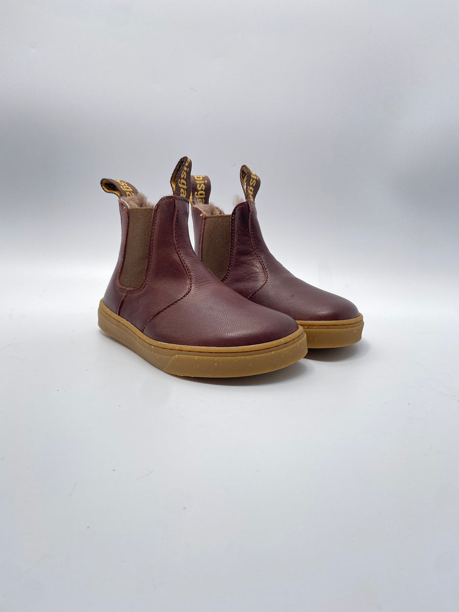 Bisgaard Unisex Barefoot Emil Lamb Fashion Boot voor kinderen, cognac, 23 EU Breed Bisgaard Unisex Barefoot Emil Lamb Fashion Boot voor kinderen, cognac, 23 EU Breed